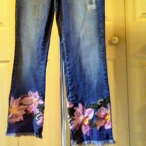 Aeropostale Floral Jeans